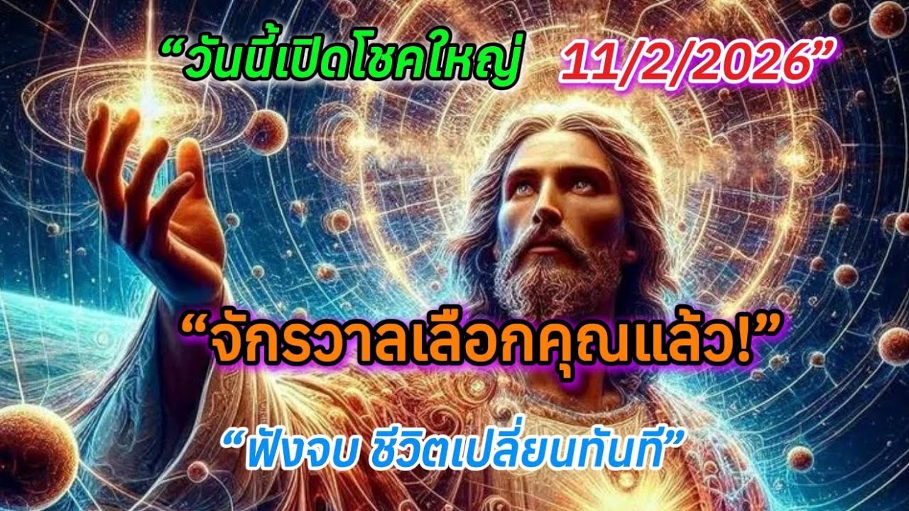 “11 กุมภา 2026 — จักรวาลปลดล็อกโชคใหญ่! ใครฟังวันนี้ ชีวิตเปลี่ยนตลอดกาล”