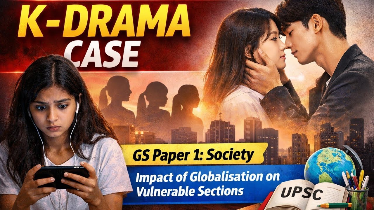 Digital Addiction & Youth | K-Drama Case | GS Paper 1 Society | UPSC #currentaffairs #upsc 