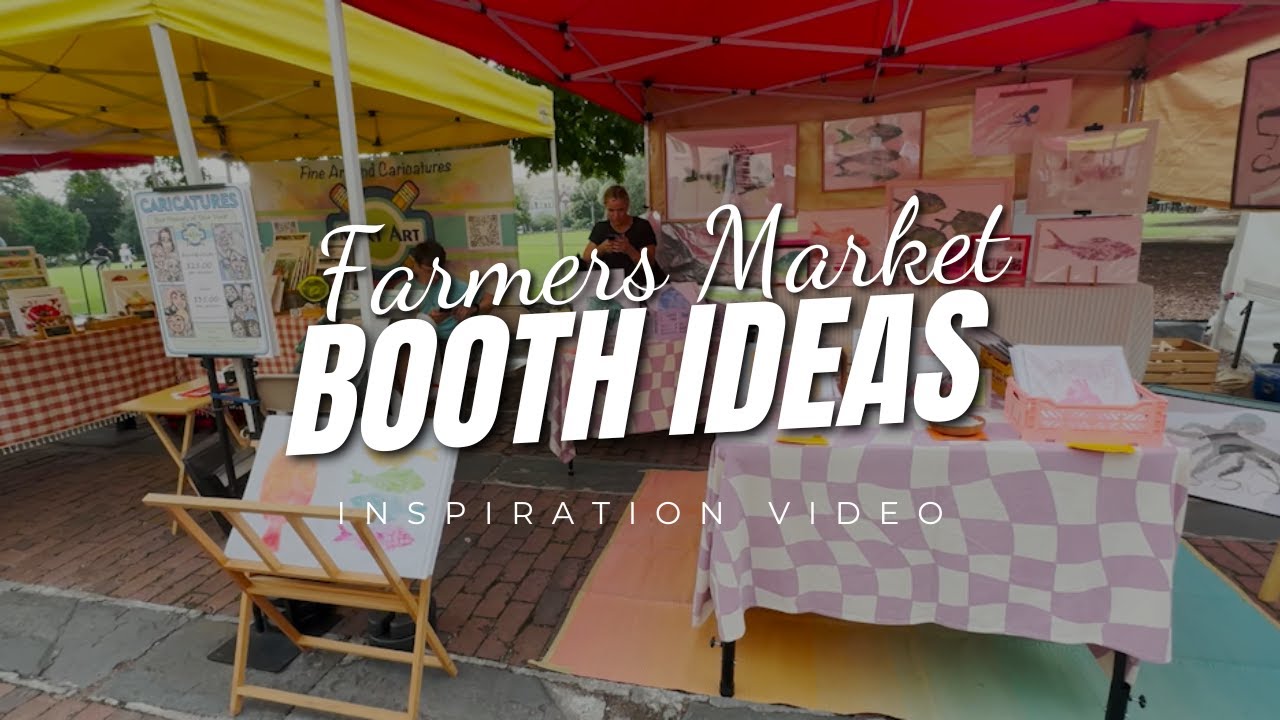 Farmers Market Vendor Booth Ideas | Creative Booth Setups & Display Inspiration for Pop-Up Markets