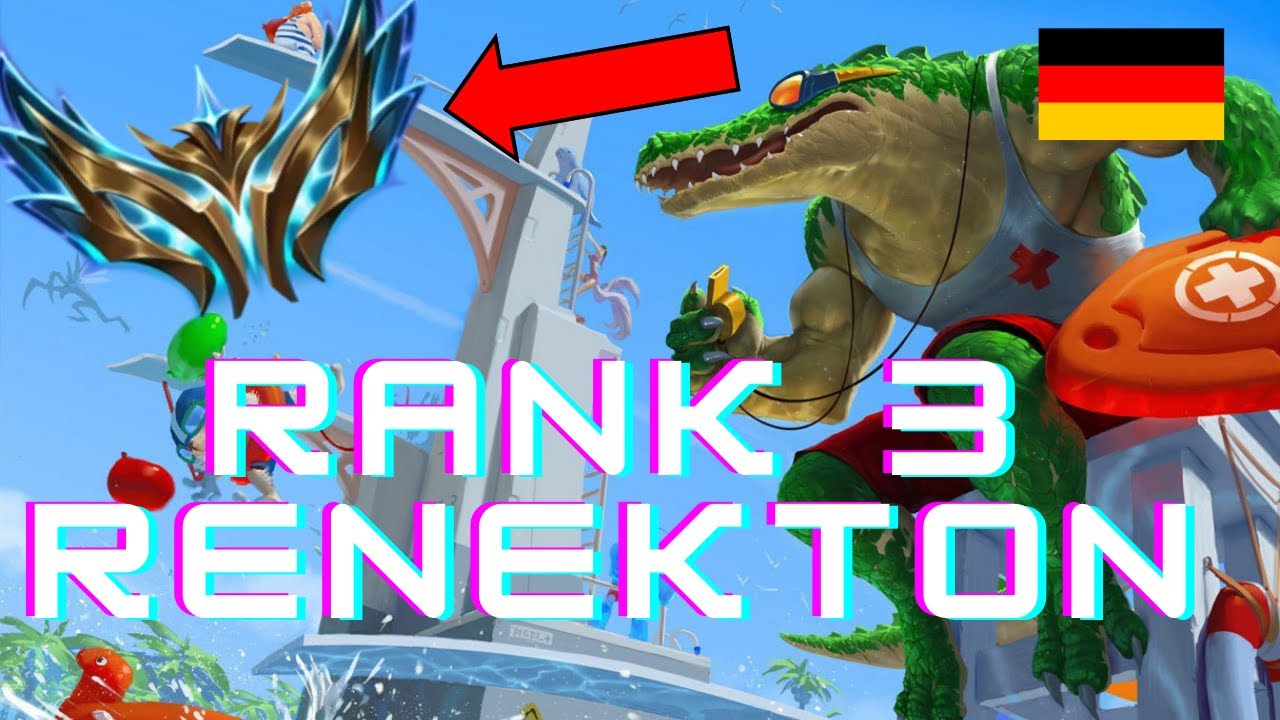 Renekton Guide german 🔥 CHALLENGER Toplane Bruiser Build Goredrinker Black Cleaver WEAK SIDE TOP GAP