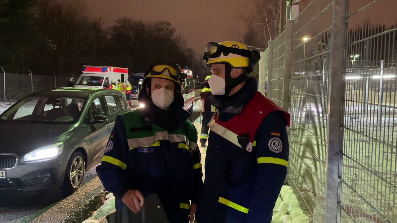 Großbrand in Nürnberg - Einsatz für das THW Nürnberg