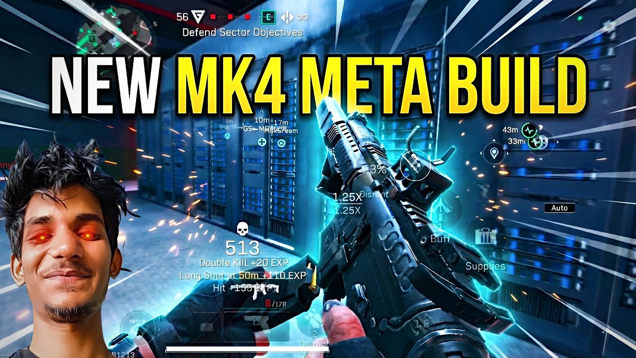 New MK4 META Build 🔥 | No Recoil | Delta Force Mobile Shafted warface 