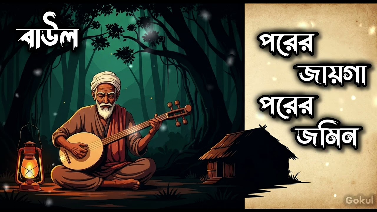 পরের জায়গা পরের জমিন | Porer Jaiga Porer Jomin | Radhe Krishna Official | Baul Song by Gokul Mandal