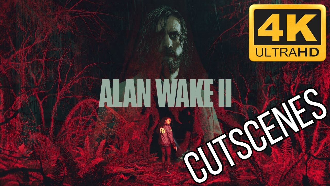 Alan Wake 2 All Cutscenes 4K 60FPS + RTX 5090