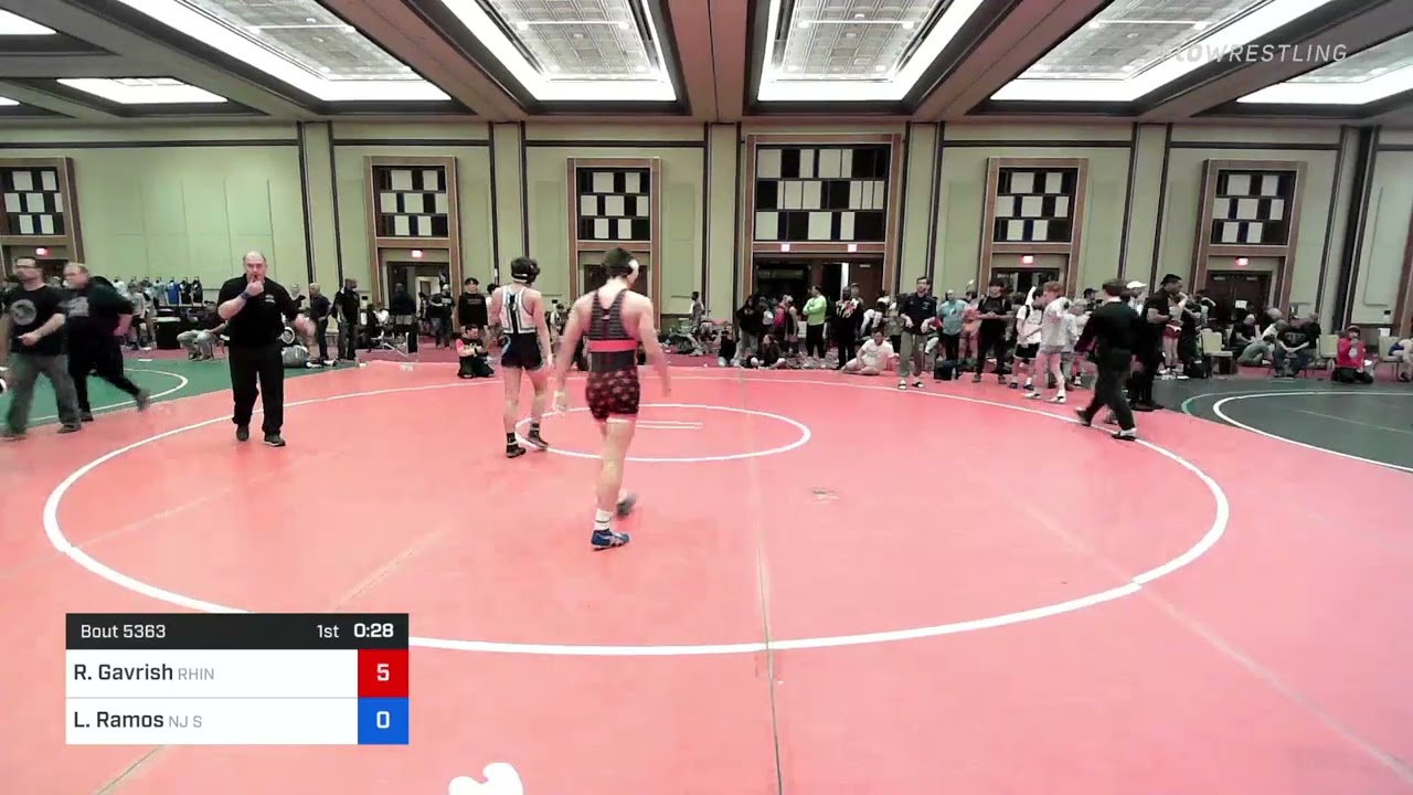 136 Lbs Final - Ryan Gavrish, Rhino Wrestling Club Vs Luken Ramos, NJ Scorpions Wrestling School,
