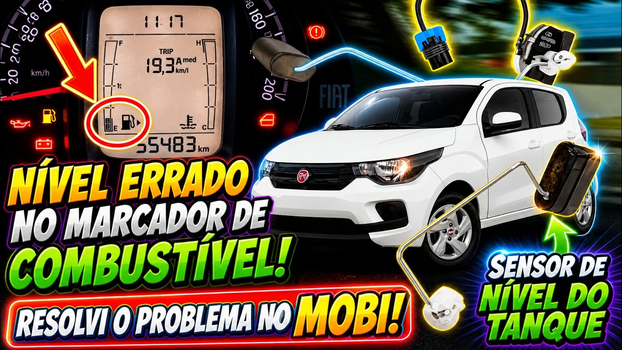 🚨 Como Trocar o Sensor de Nível do Tanque de Combustível do MOBI em CASA! RESOLVIDO!