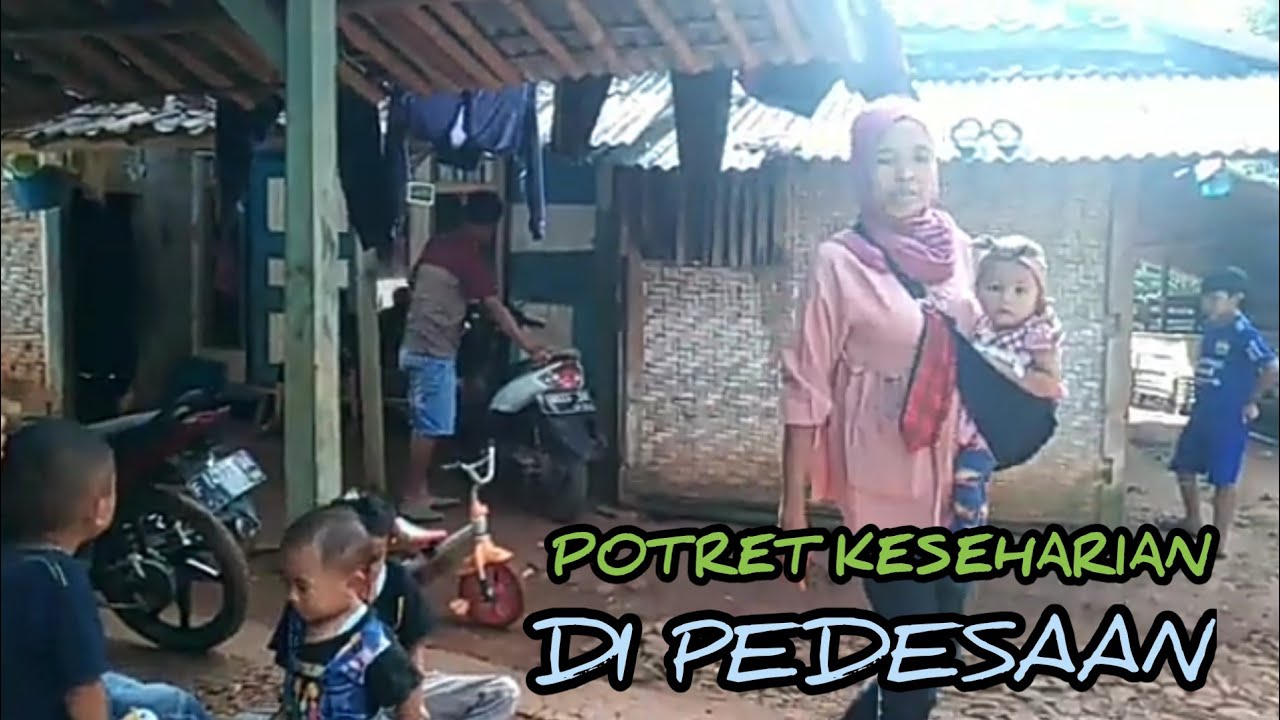berkunjung ke perkampungan.di desa nangerang Sukabumi Jawa barat