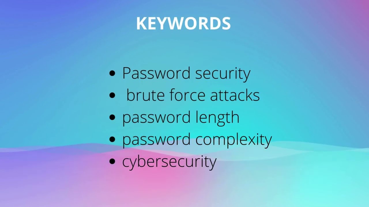 Analysing the Impact of Password Length and Complexity on the Effectiveness of Brute Force Attacks