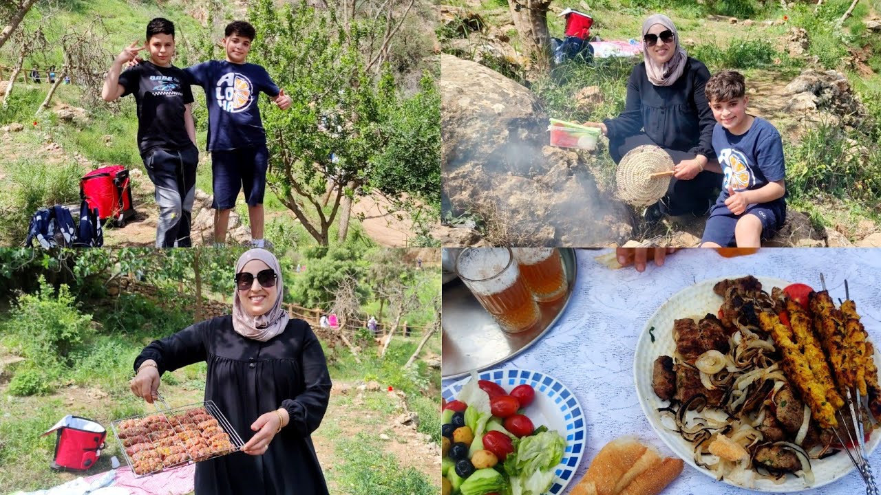 طبخ برّي وسط طبيعة تافوغالت الجبلية وسحر المغارةbest places to visit Morocco🇲🇦