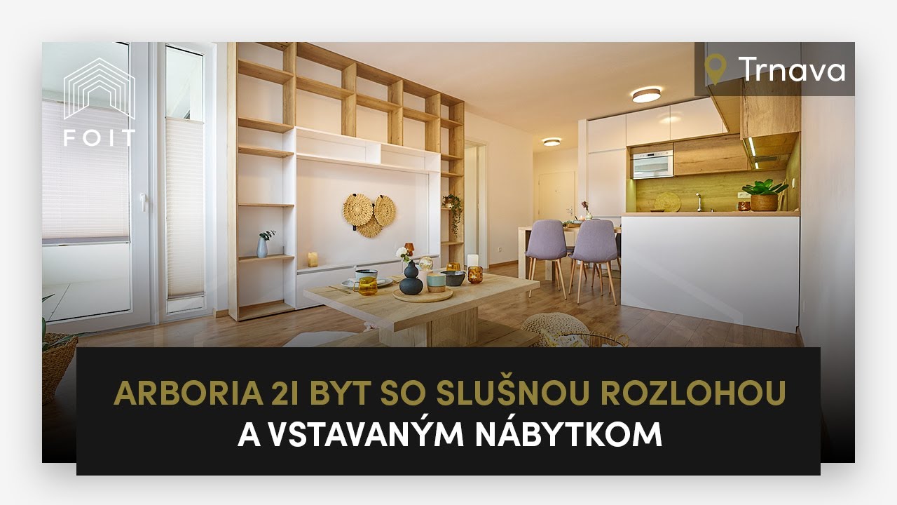 2i byt na predaj v obľúbenom komplexe Arboria v Trnave