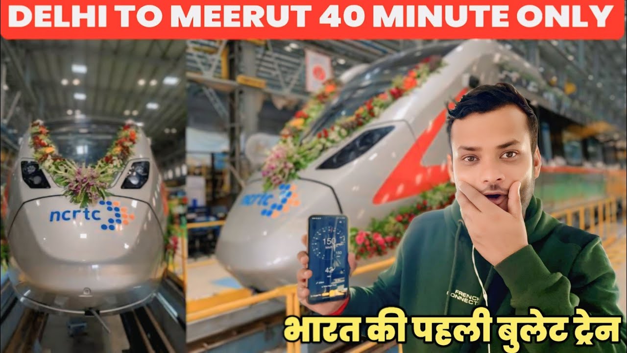 Delhi To Meerut Namo Bharat Train Journey | Delhi Meerut Rapid Rail | Rapid Rail Journey.