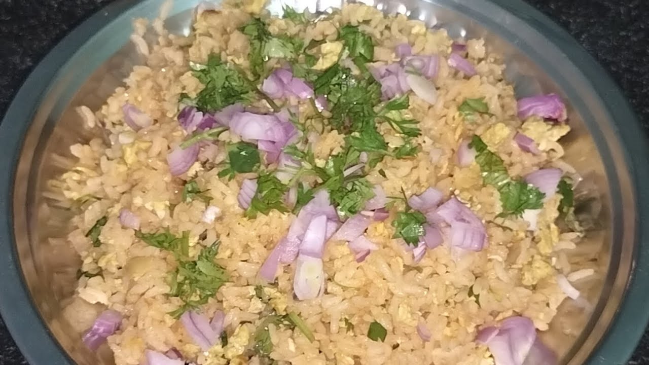 Simple and Tasty Egg Rice at Home | Egg Fried Recipe | In Kannada style |