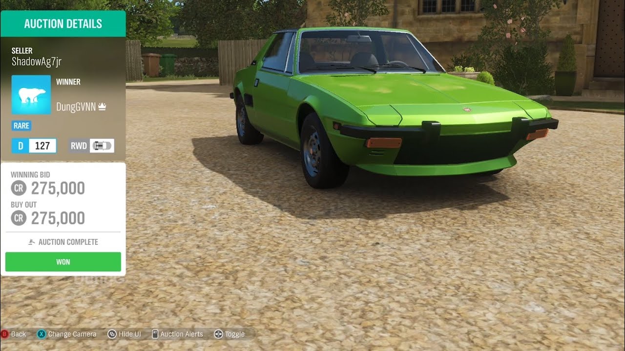 Forza Horizon 4 Auction House Sniping Fiat X1/9
