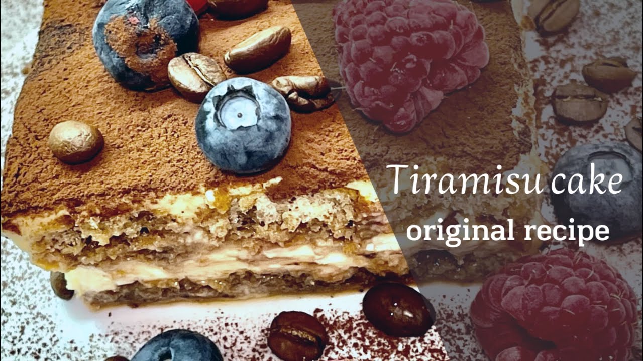 Tiramisu cake,Original recipe