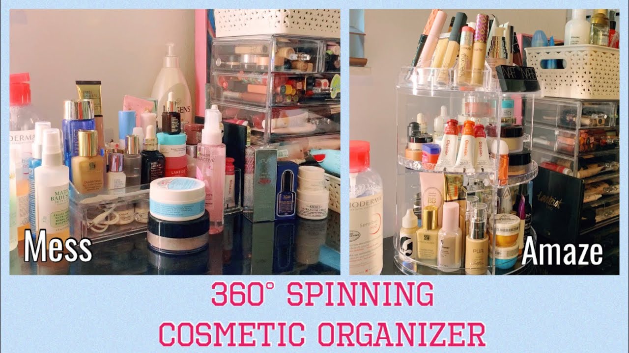 Let&rsquo;s Organize My Cosmetics & Skincare with My NEW 360&deg; Spinning Organizer
