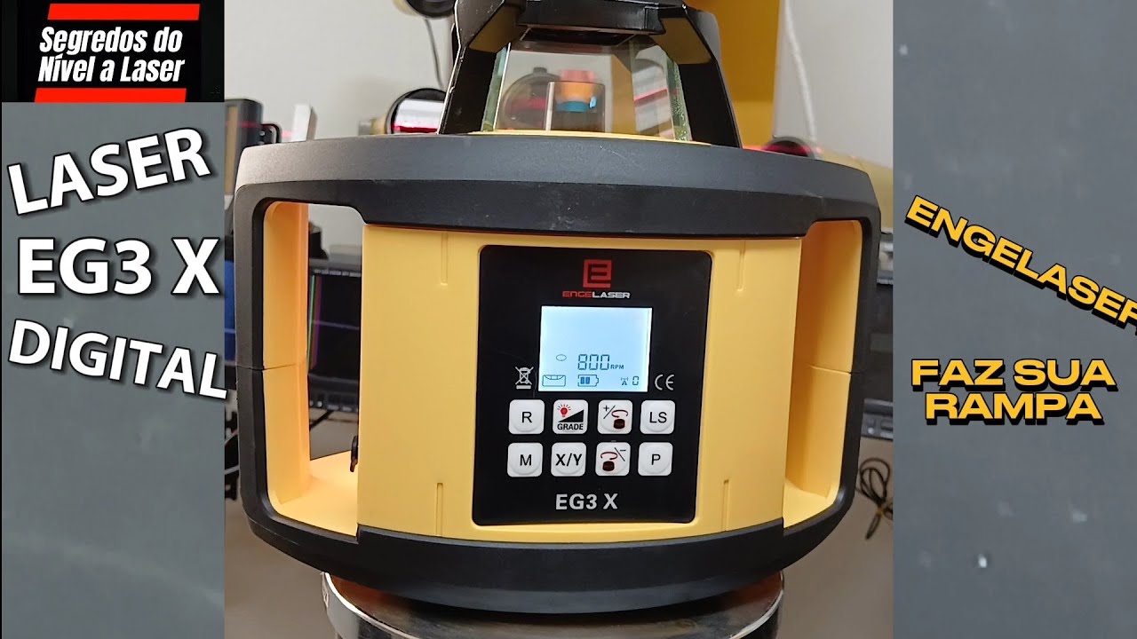 NIVEL A LASER EG3 X DIGITAL DA ENGELASER VEJA ESTE TUTORIAL