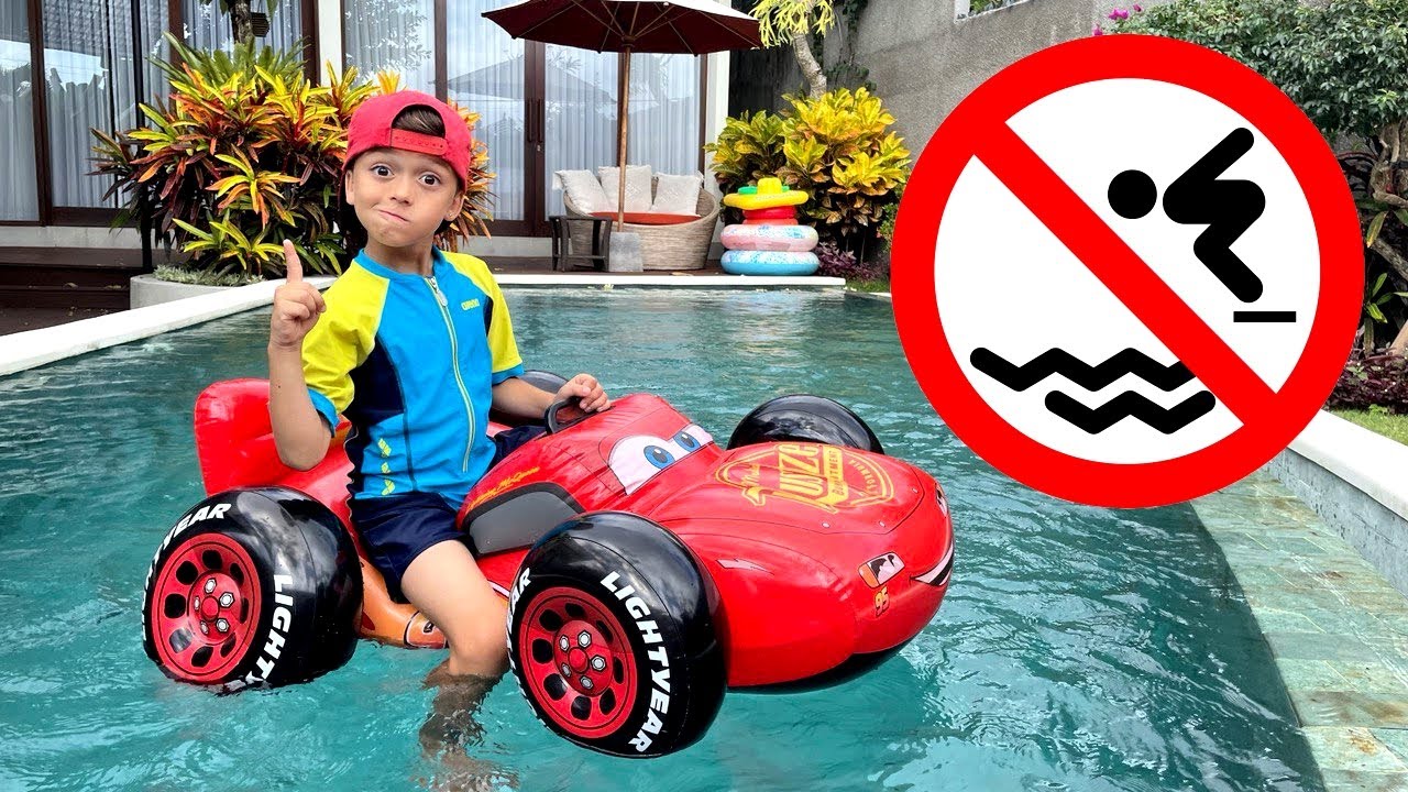 Mark King and safety rules in the pool and other rules of behavior for children