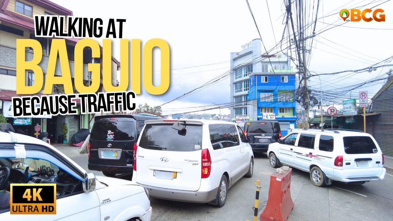 Walking at Baguio City because... traffic