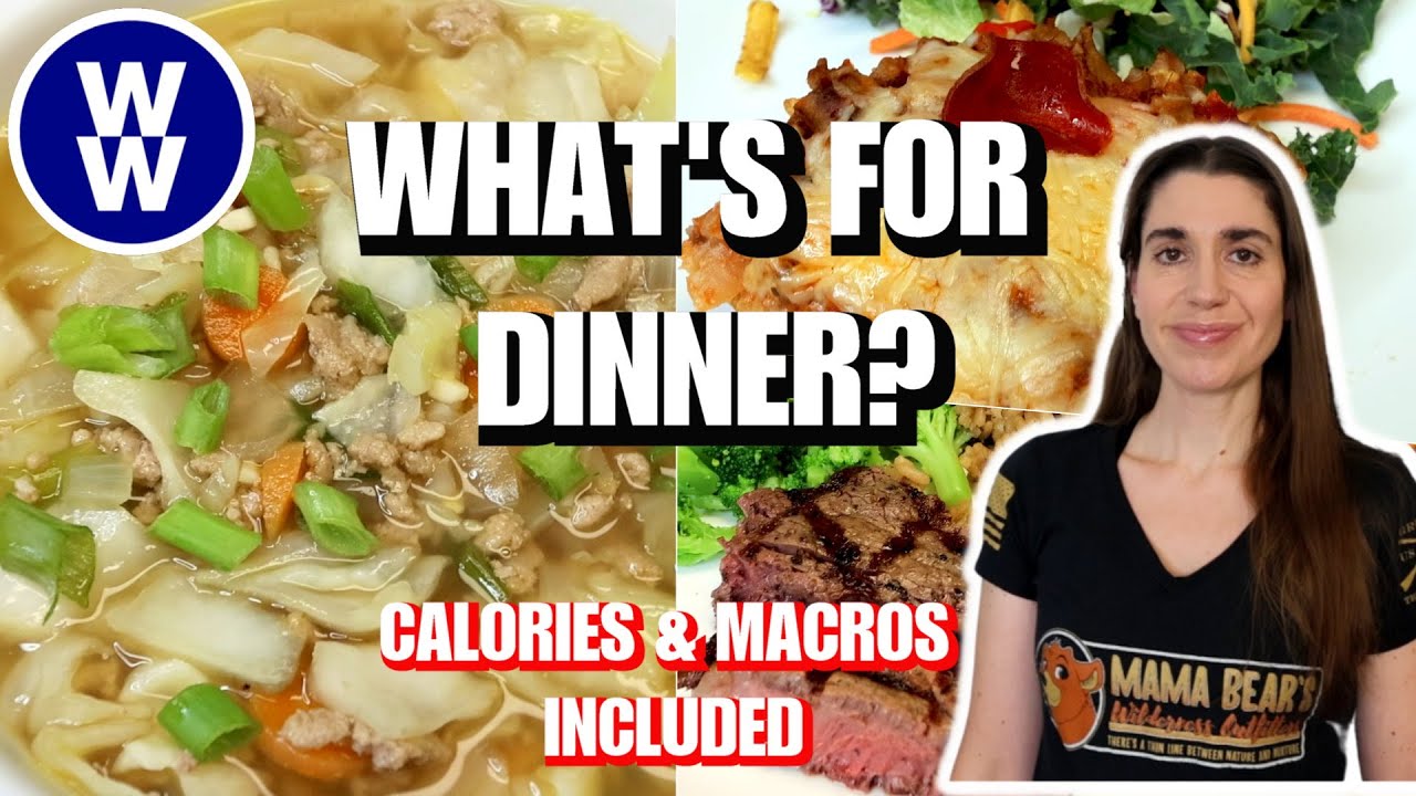 What's For Dinner on WW? EASY FAMILY FRIENDLY Weight Watchers Meals NEW!! EGG ROLL IN A BOWL SOUP🍲