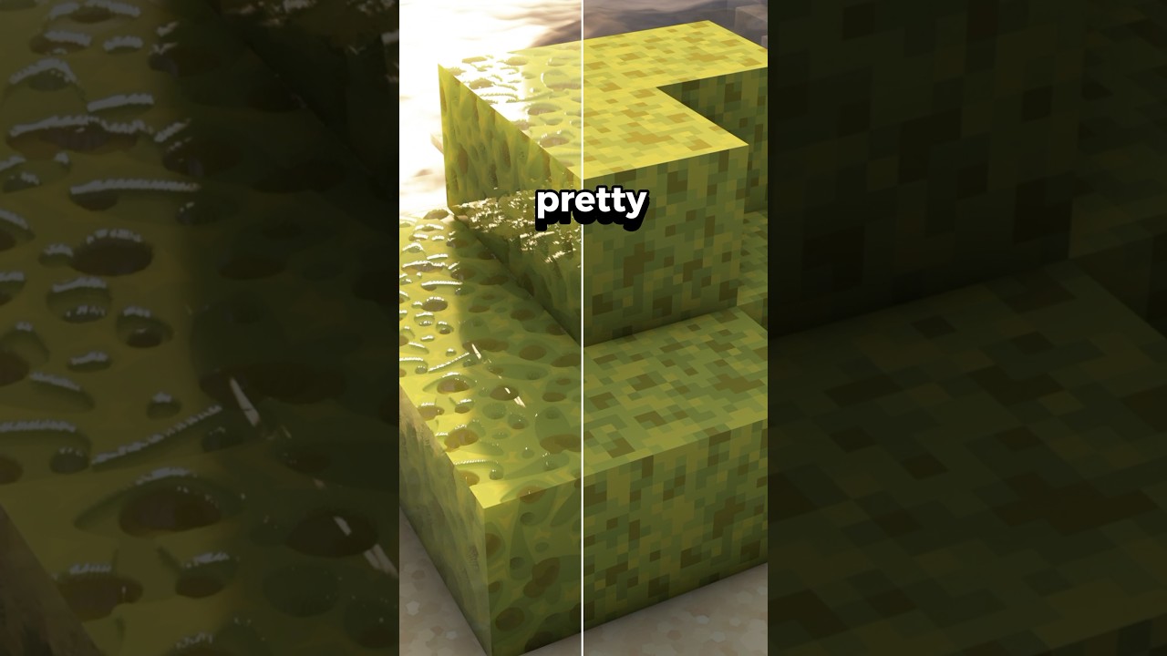 Making wet sponge HD #minecraft #resourcepack