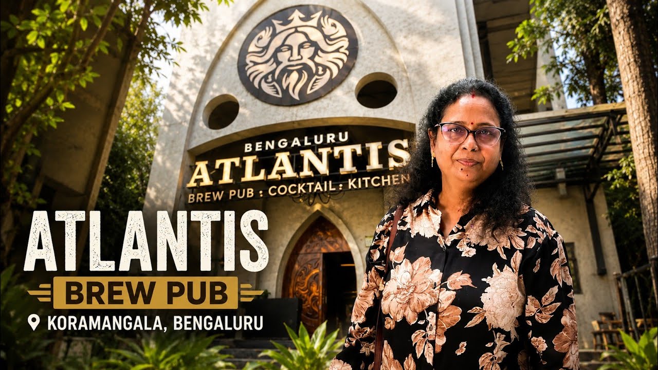 Bengaluru ka Hidden Brew Pub 😍 | Atlantis Brewery  Amazing Food & Ambience | #astronaut #resturant 