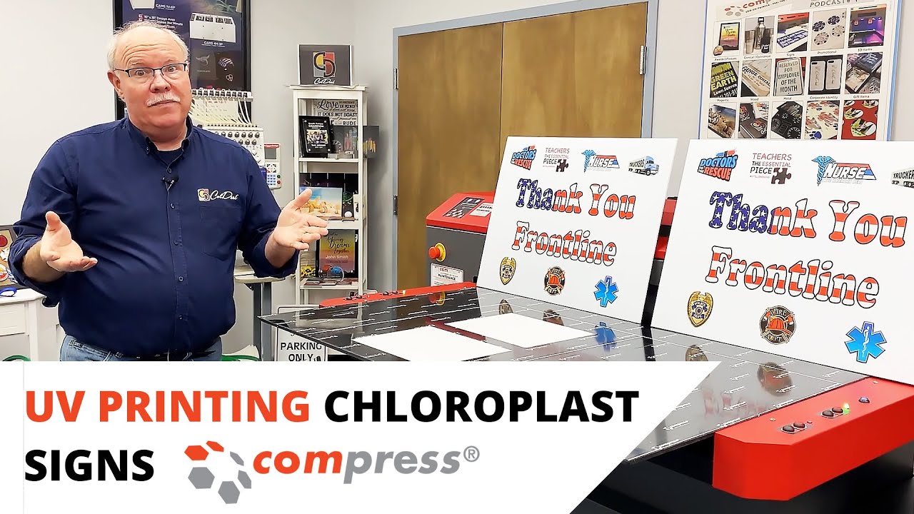 Compress iUV1200 | UV Printing Chloroplast Yard Signs