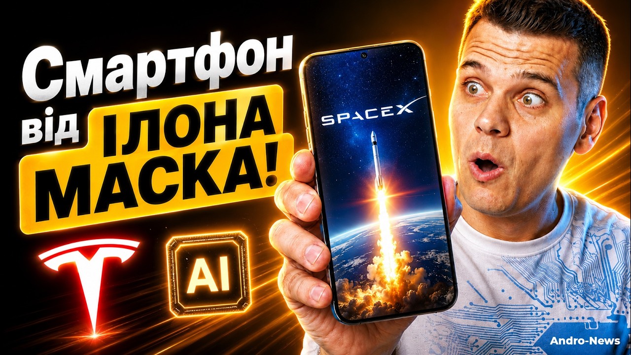 Секретний Смартфон від Ілона Маска! 