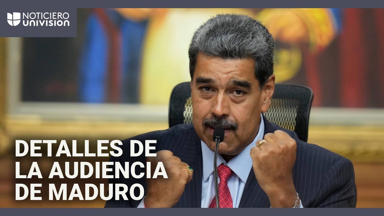 As&iacute; se vivi&oacute; la audiencia de Maduro en el interior de la corte: periodista de Univision da detalles