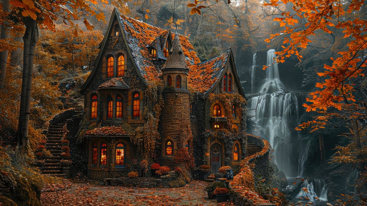 Enchanted Forest - Fantasy Cottage in the Middle of the Forest - Forest Walks & Dreamy Tunes