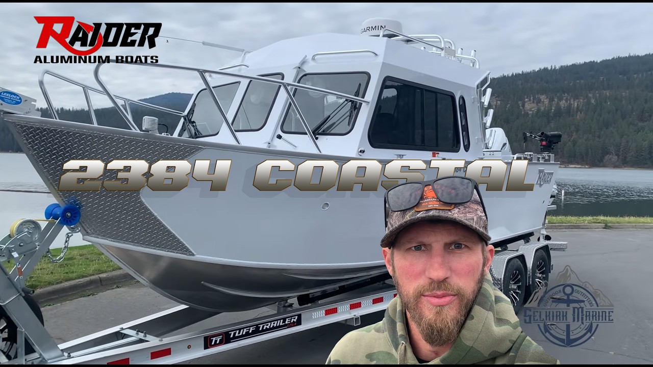 Полный обзор катера Raider 2384 Coastal | Лучший самоотливной алюминиевый рыболовный катер?