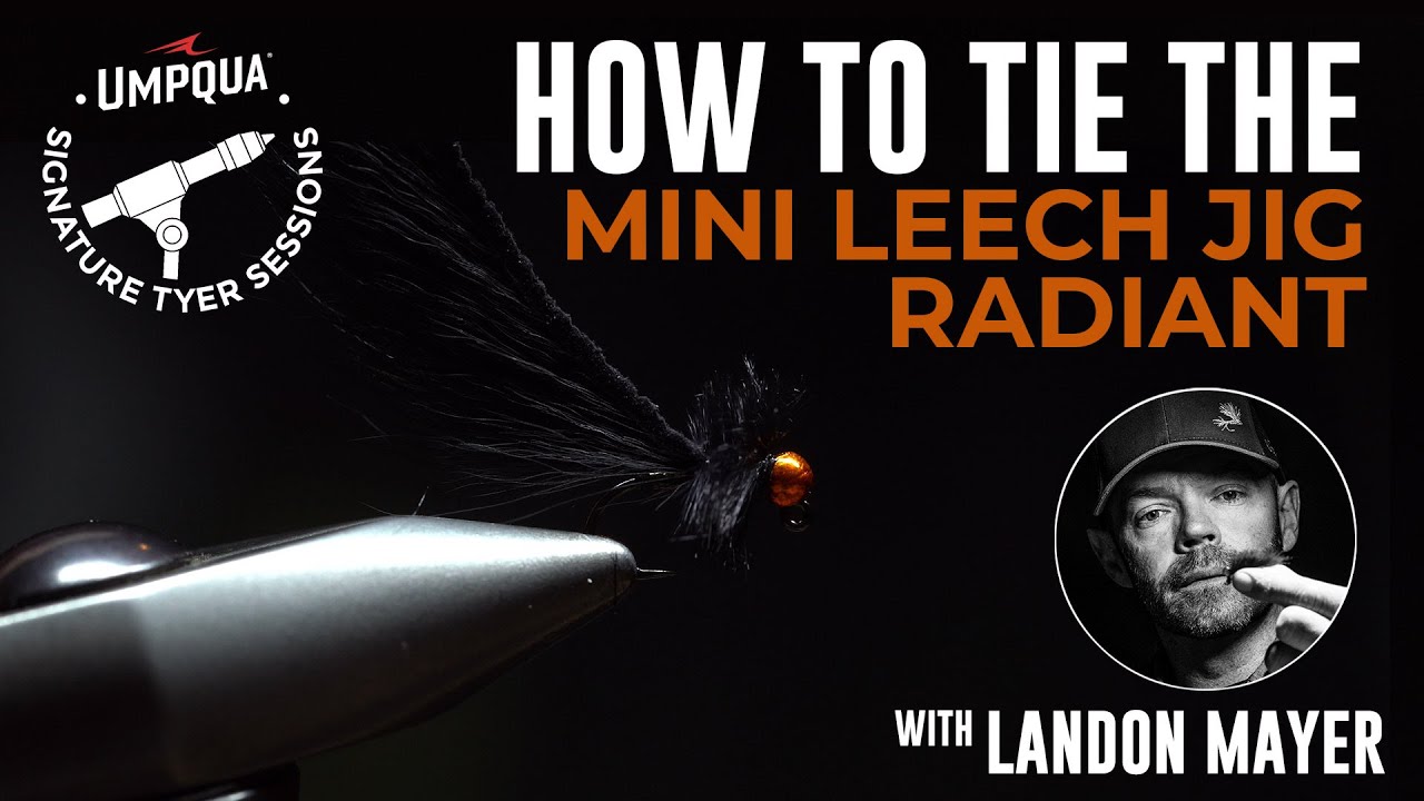 How to tie the Mini Leech Jig Radiant with tyer Landon Mayer