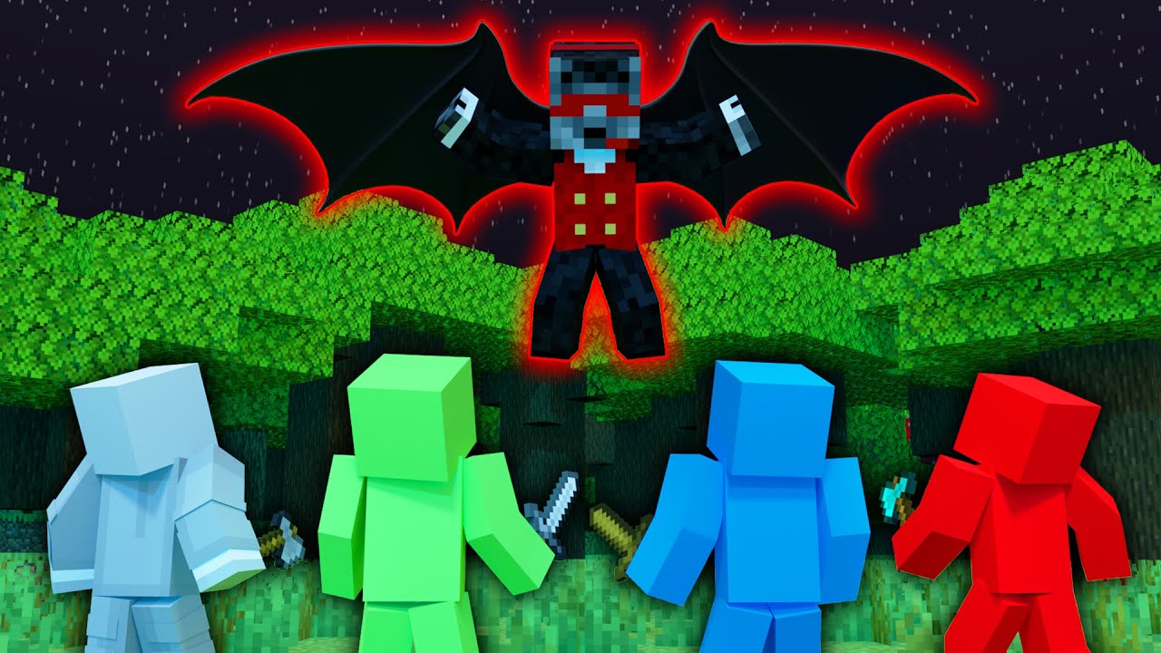 Minecraft Manhunt, But I'm A Vampire...