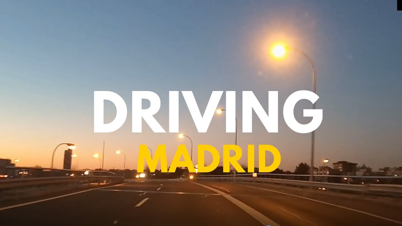 Sunset Driving Madrid M45 - M30