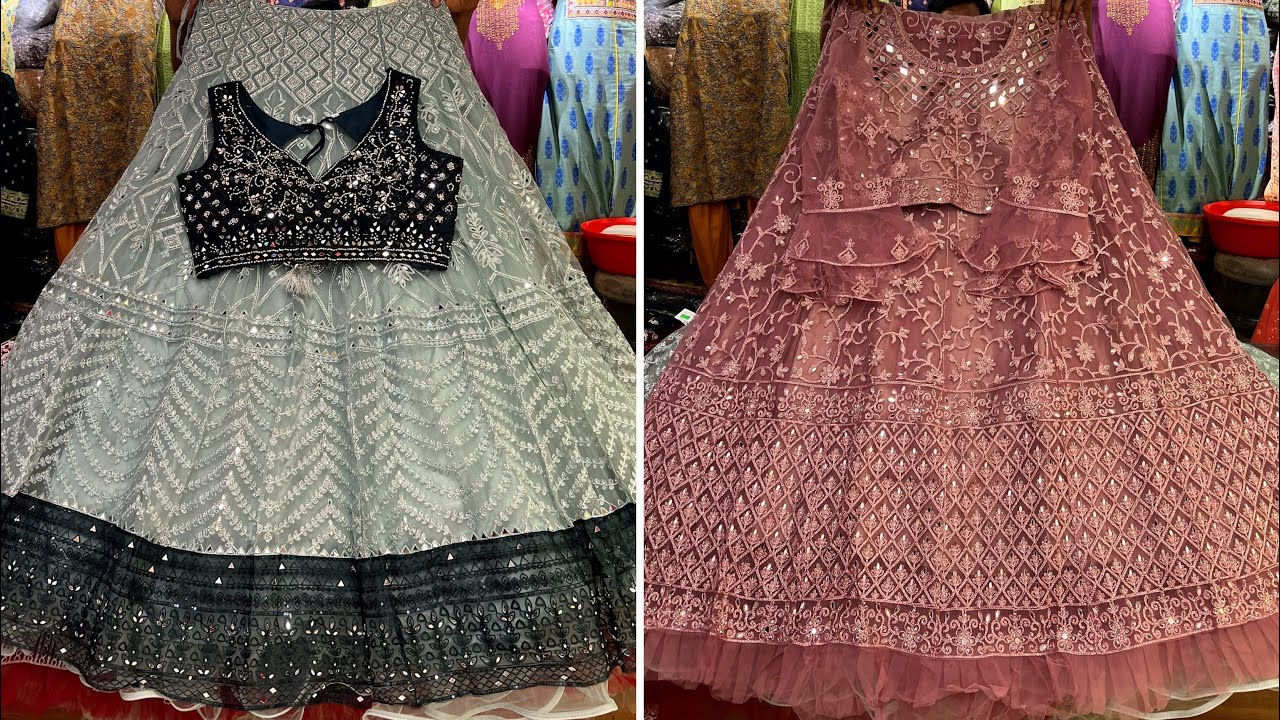 ডিজাইনার ক্রপ টপস লেহেঙ্গা সবচেয়ে কমদামে || Designer crop tops lahenga collection #shopping_guide