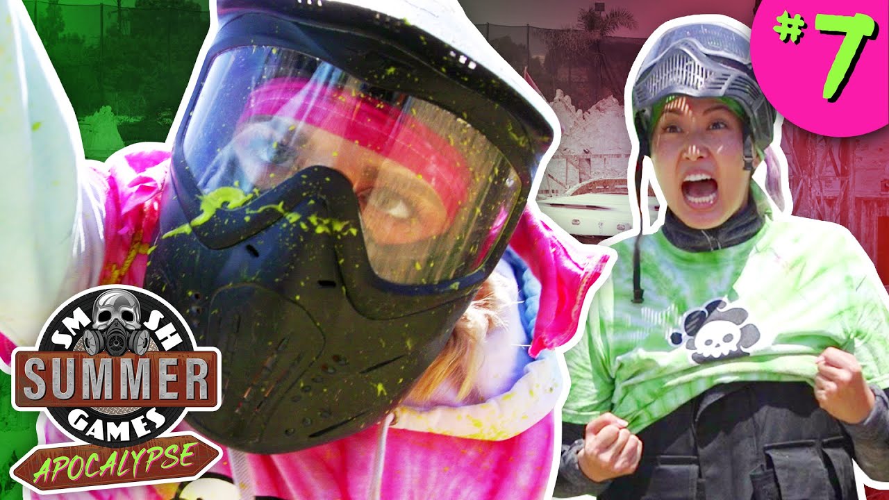 TIE BREAKER PAINTBALL CHALLENGE | Smosh Summer Games: Apocalypse Ep. 7