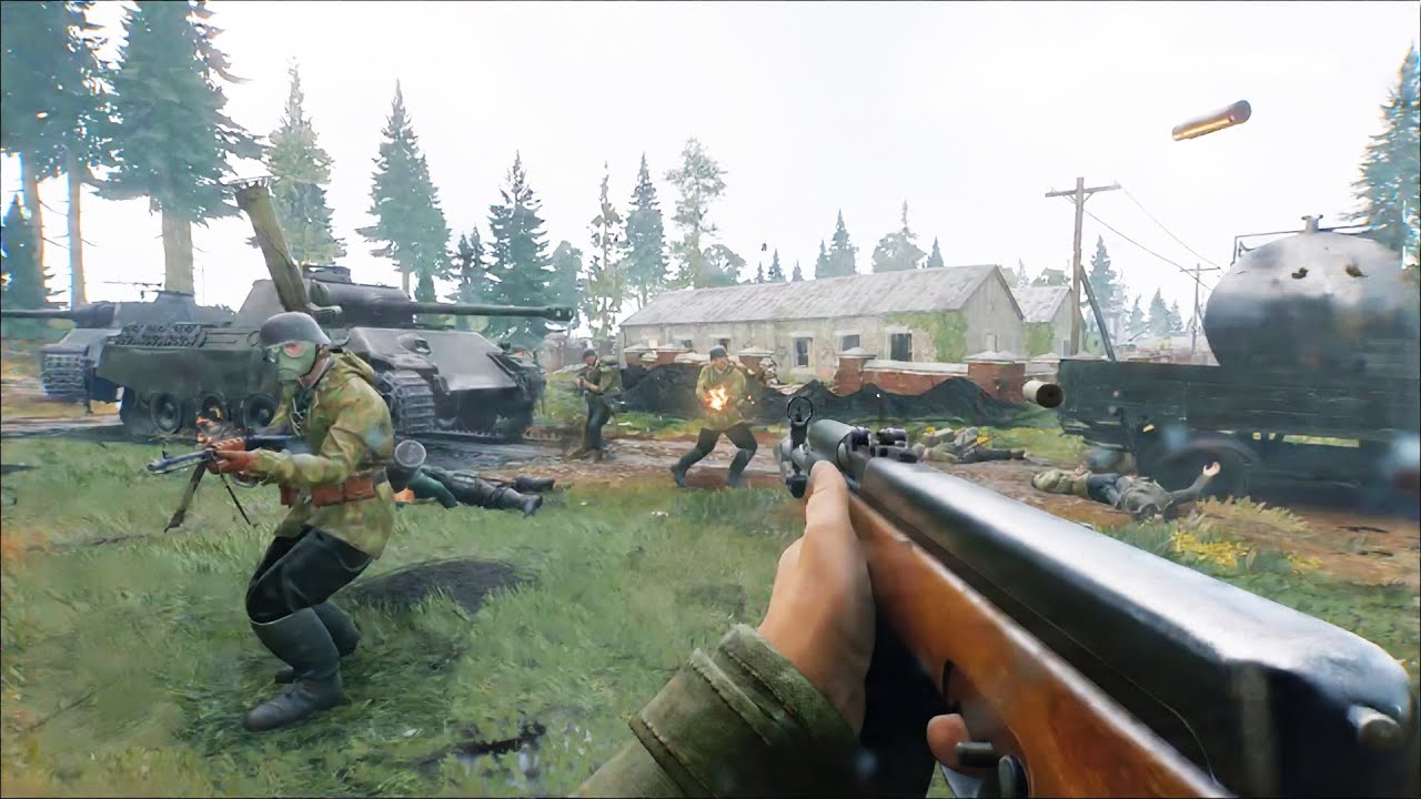 Enlisted Gameplay | Battle of Berlin Werbig Station – Wehrmacht vs Red Army