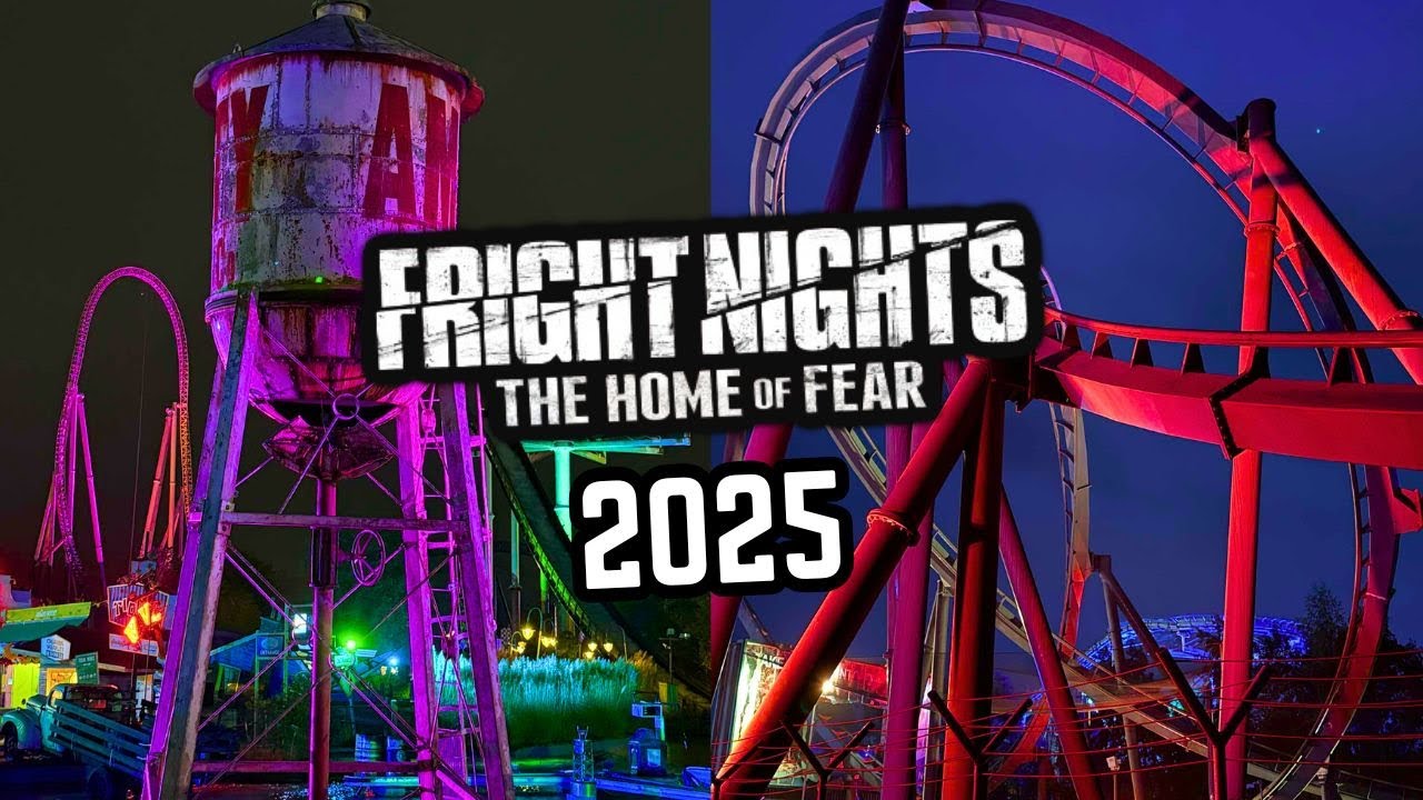 Поездки в темноте в Торп-парке FRIGHT NIGHTS 2025!