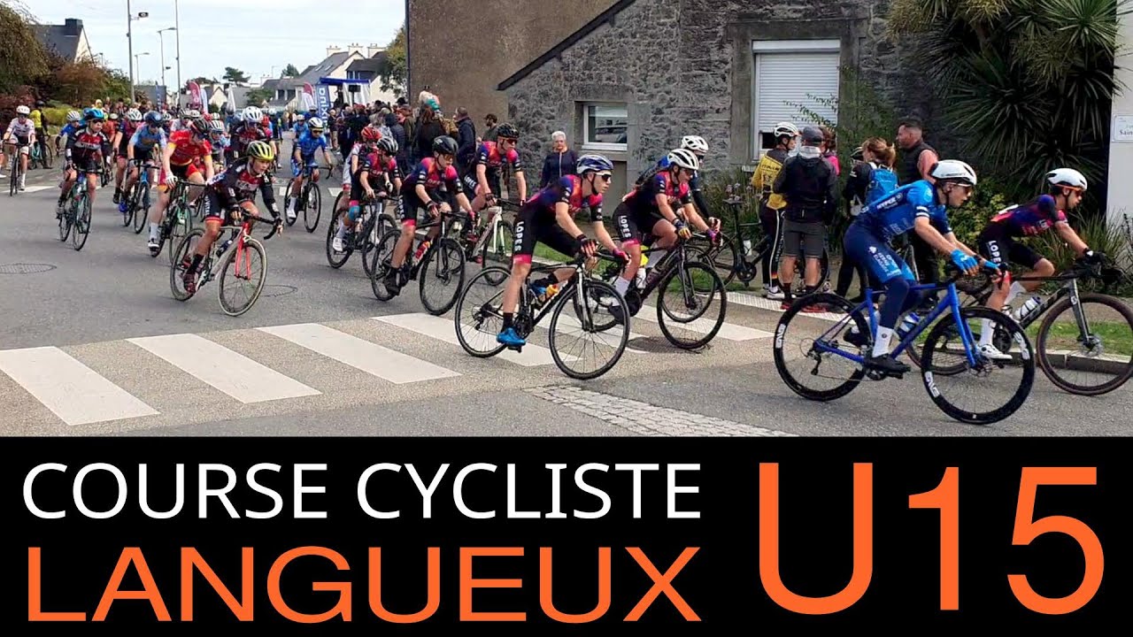 Course cycliste U15 de Langueux 2024