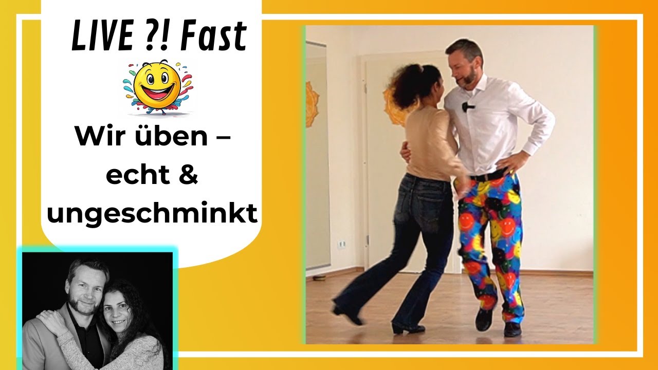 Rumba, Samba, Humppa… Wir üben! Testlauf für künftige Livestreams | DanceTüftler 17.03.2025