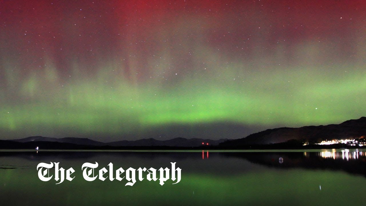 Breathtaking Northern Lights across UK in rare aurora phenomenon