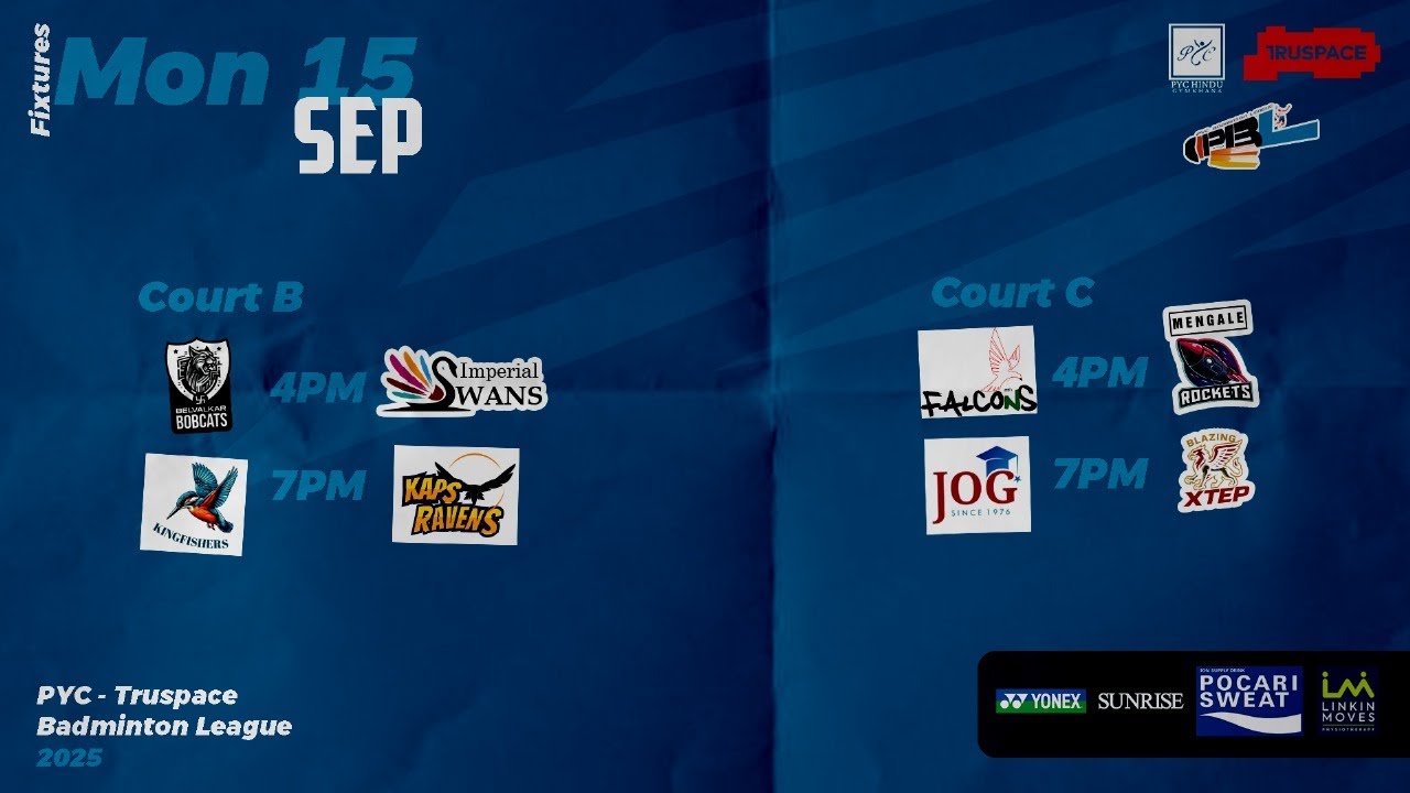 PYC Truspace Badminton League 2025 | PBL Day 2 - Court C