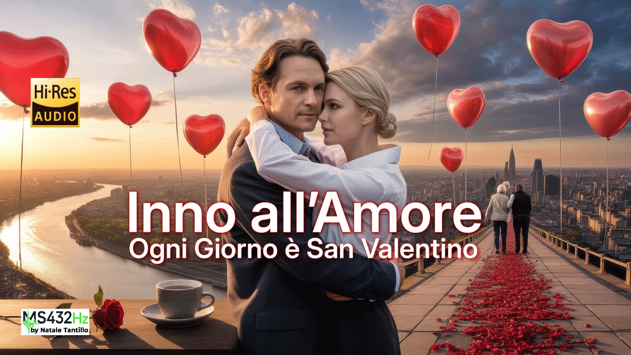 Inno all’Amore 💘Ogni Giorno è San Valentino | Official Video | Hi Res 48kHz 24Bit | 432 Hz