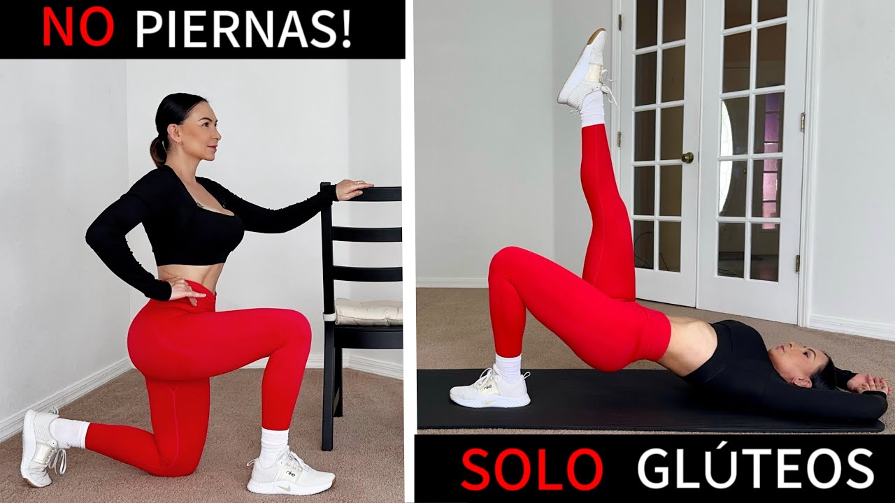Rutina SOLO para GLÚTEOS en casa | Tonifica y Aumenta Masa Muscular | Cómo hacer tobillera casera