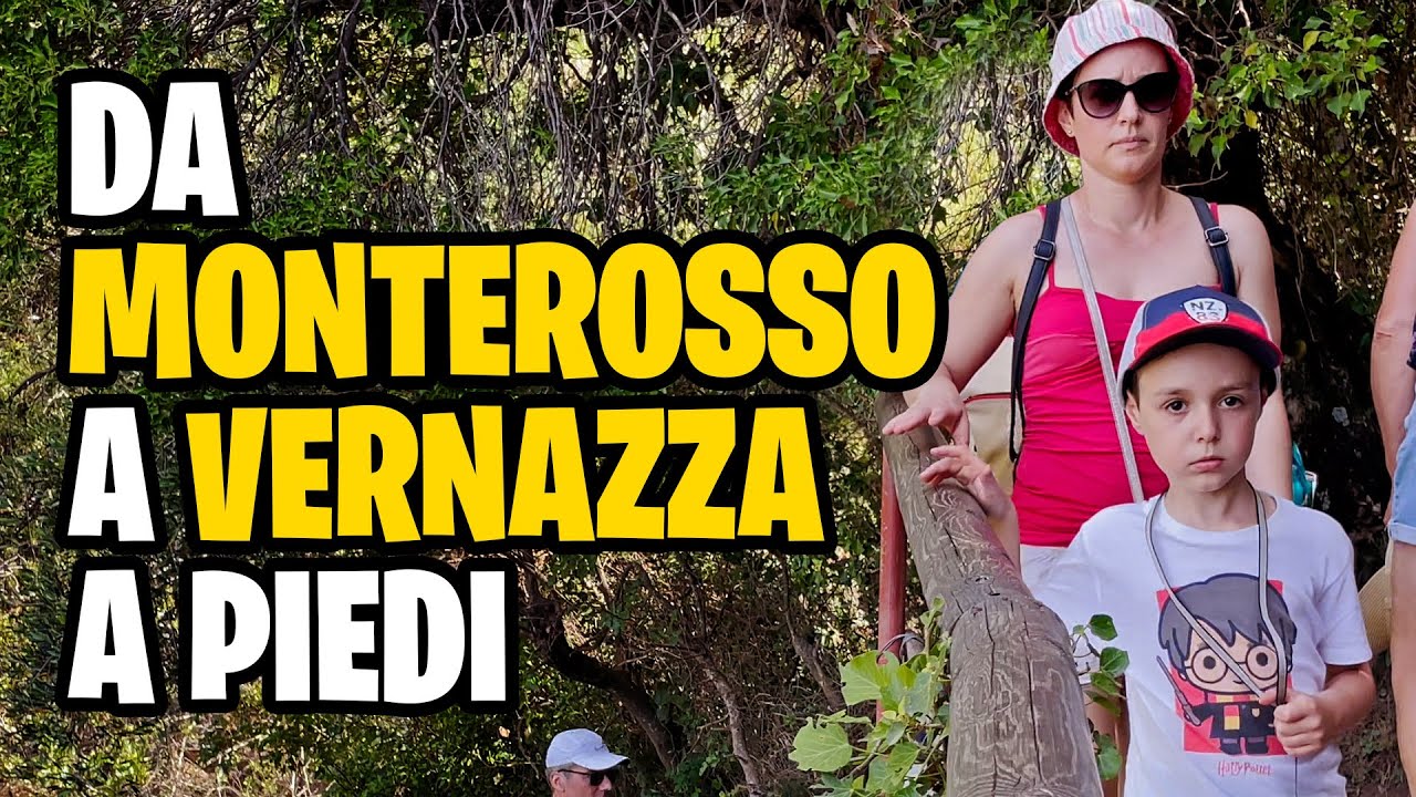 Da MONTEROSSO a VERNAZZA a piedi. Trekking alle 5 Terre