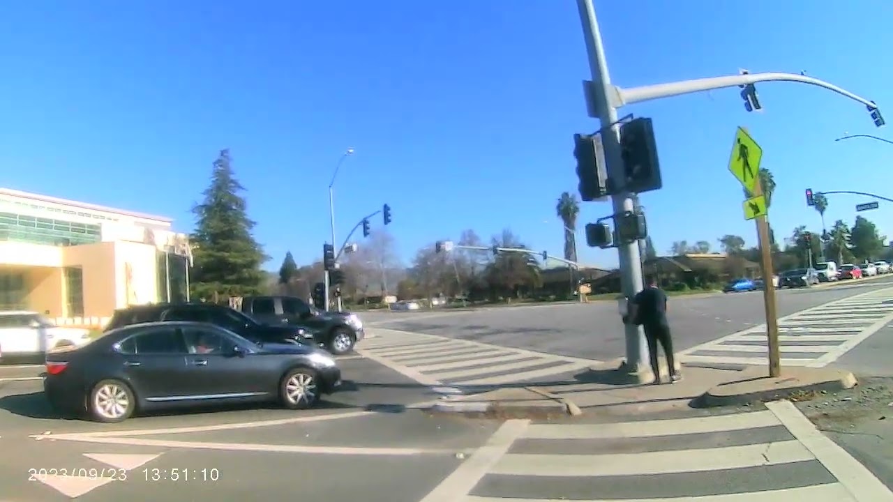 Weekday sun and so cold weather in California, USA