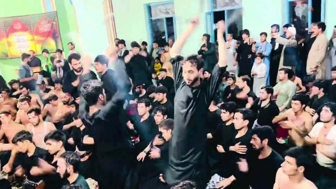 ماه محرم و عزا داری مسجد جامع محمودیه ولسوالی شولگره 