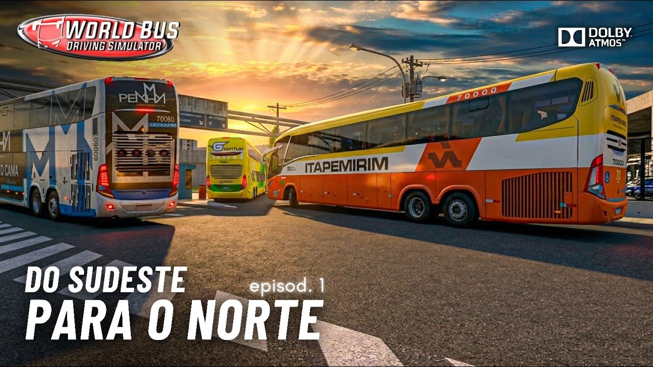 🟠 ESTREANDO C/ O RETRÔ DA ITAPEMIRIM NA LINHA SÃO PAULO x BELÉM | EP 1 | World Bus Driving Simulator