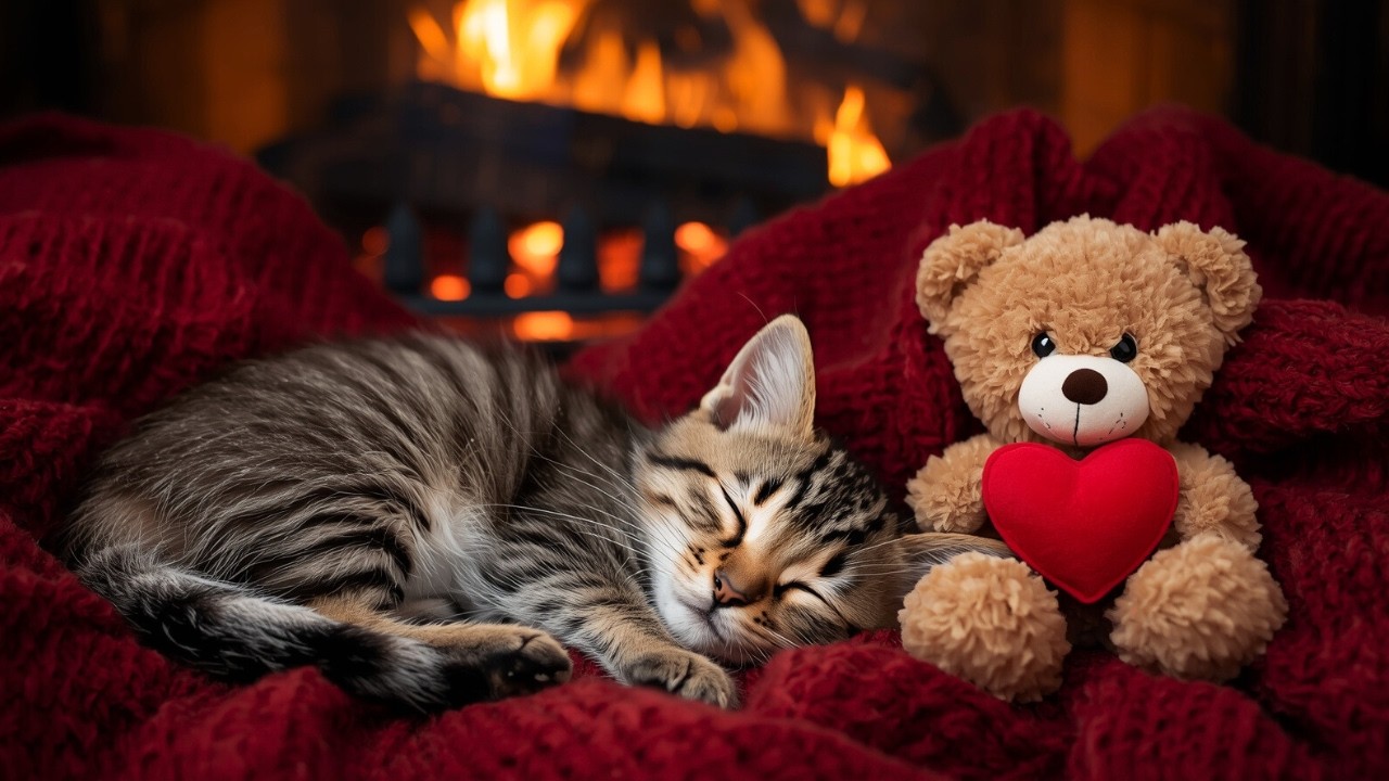 12 Hours of Cat Nap Music 🌻 Warm Piano for Cats to Sleep 💖