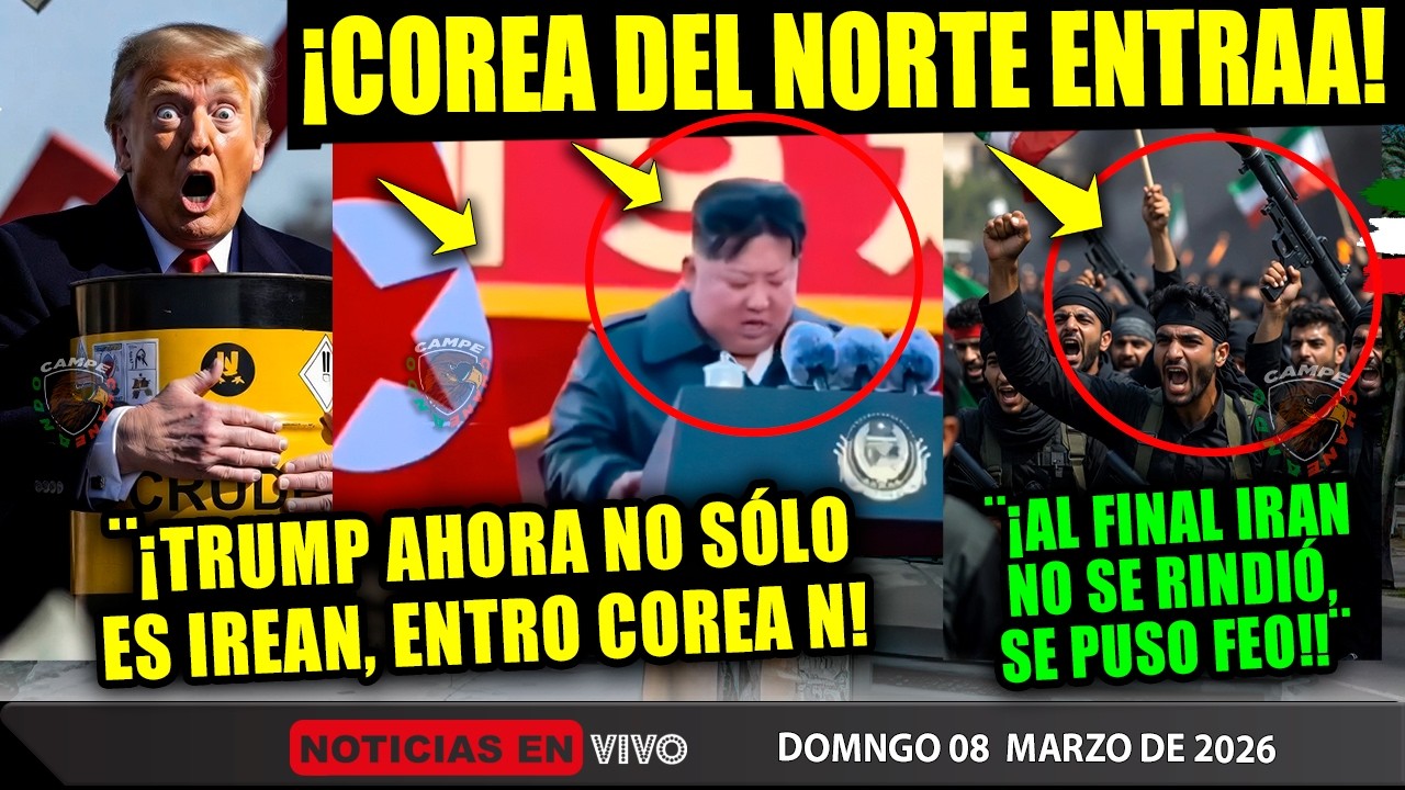 TRUMP ¡COREA DEL NORTE ENTRA! PESADILLA MAXIMA ¡YA NO SOLO ES IRAN! ESTO SE PUSO FEO EN DOMINGO