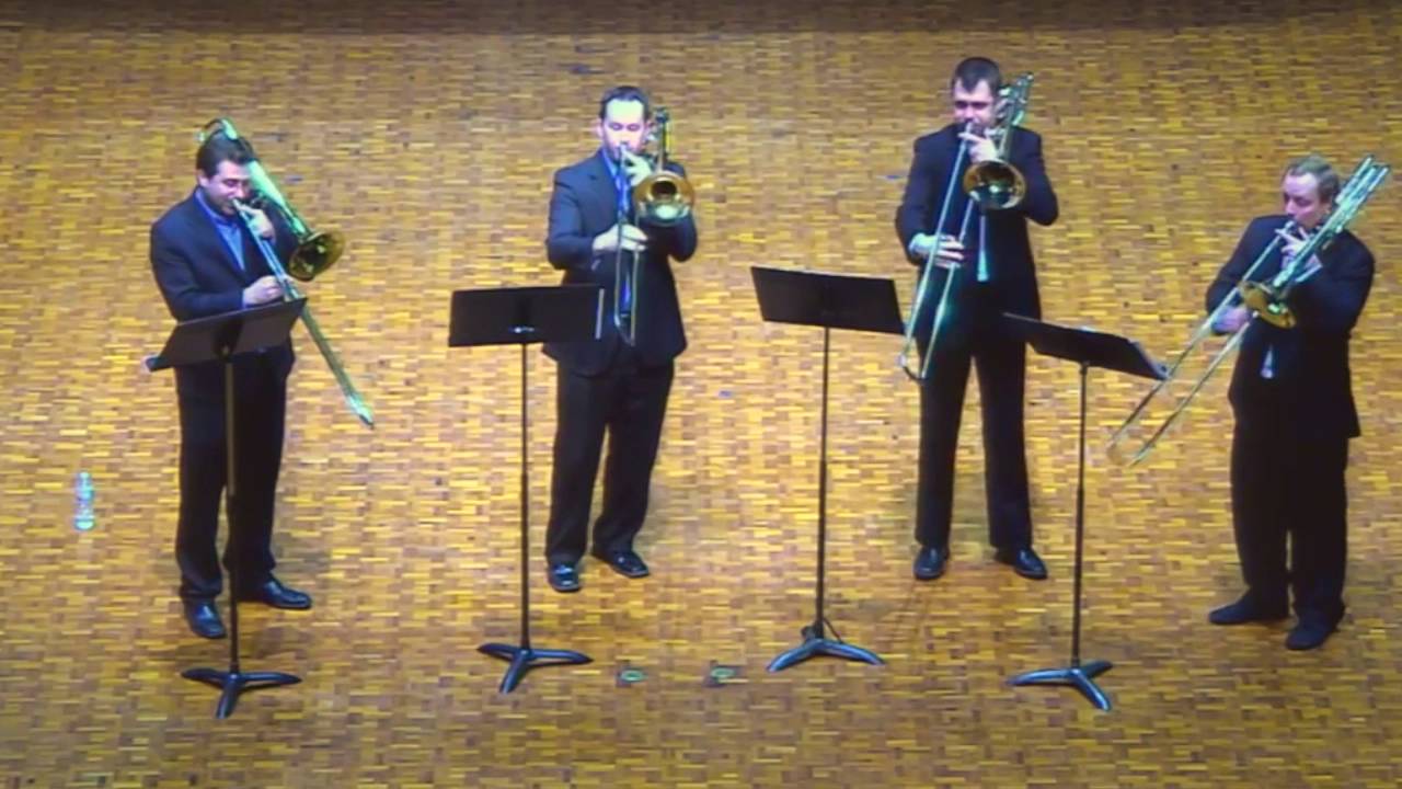 Quartet for Trombones; Leslie Bassett